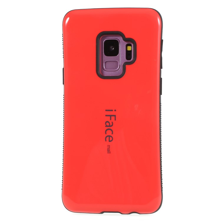 IFACE MALL PC + TPU Hybrid Cell Phone Case for Samsung Galaxy S9 SM-G960 - Rose-2