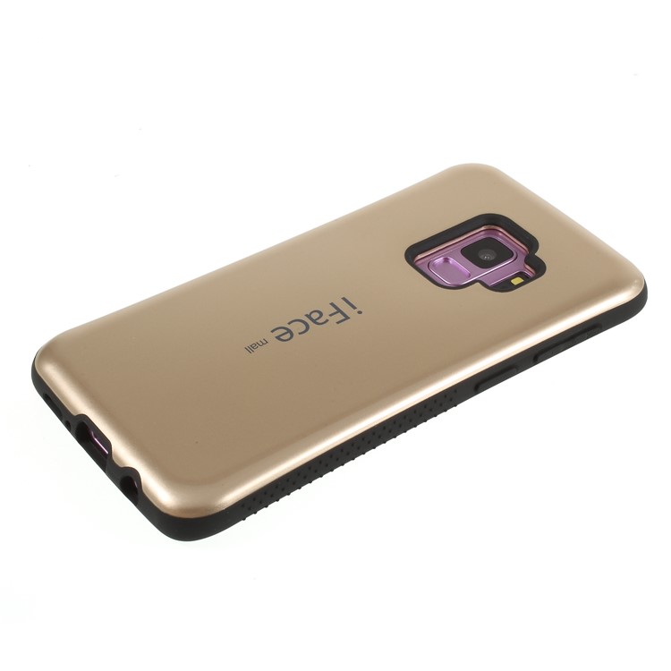 IFACE MALL PC + TPU Combo Back Case for Samsung Galaxy S9 SM-G960 - Gold-3