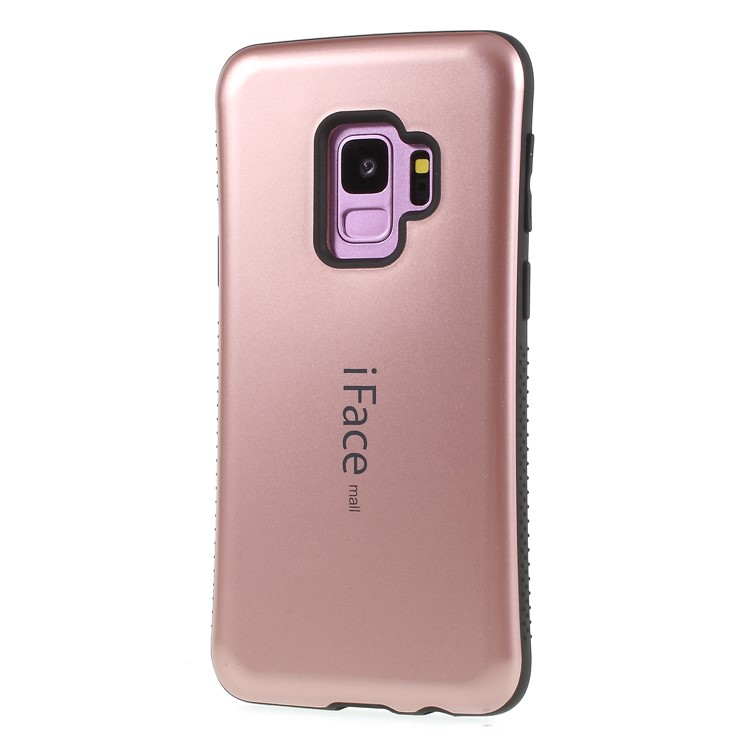 IFACE MALL PC + TPU Combo Back Cover for Samsung Galaxy S9 SM-G960 - Rose Gold-1