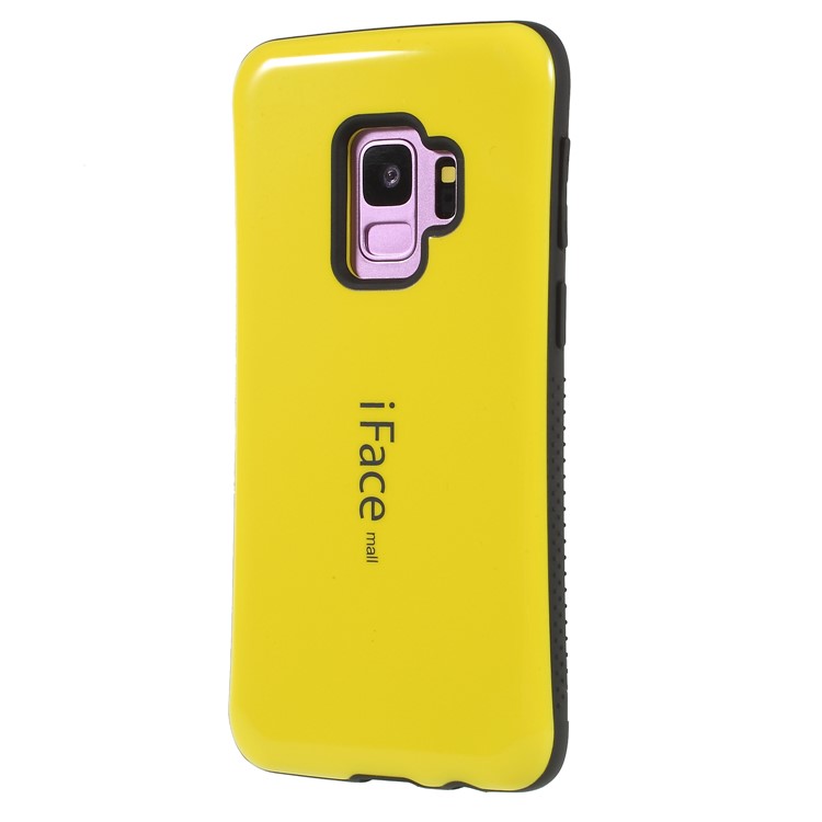 IFACE MALL PC + TPU Combo Back Shell for Samsung Galaxy S9 SM-G960 - Yellow-1