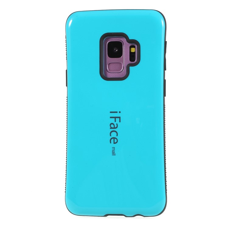 IFACE MALL Hybrid PC + TPU Phone Casing for Samsung Galaxy S9 SM-G960 - Baby Blue-2