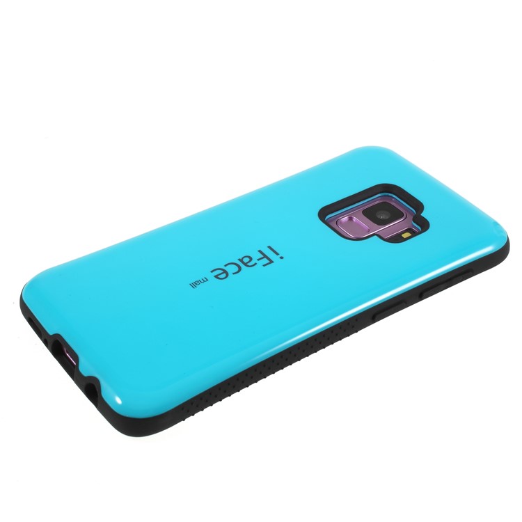 IFACE MALL Hybrid PC + TPU Phone Casing for Samsung Galaxy S9 SM-G960 - Baby Blue-3