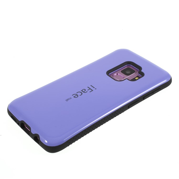 IFACE MALL for Samsung Galaxy S9 SM-G960 PC + TPU Hybrid Mobile Casing - Purple-3