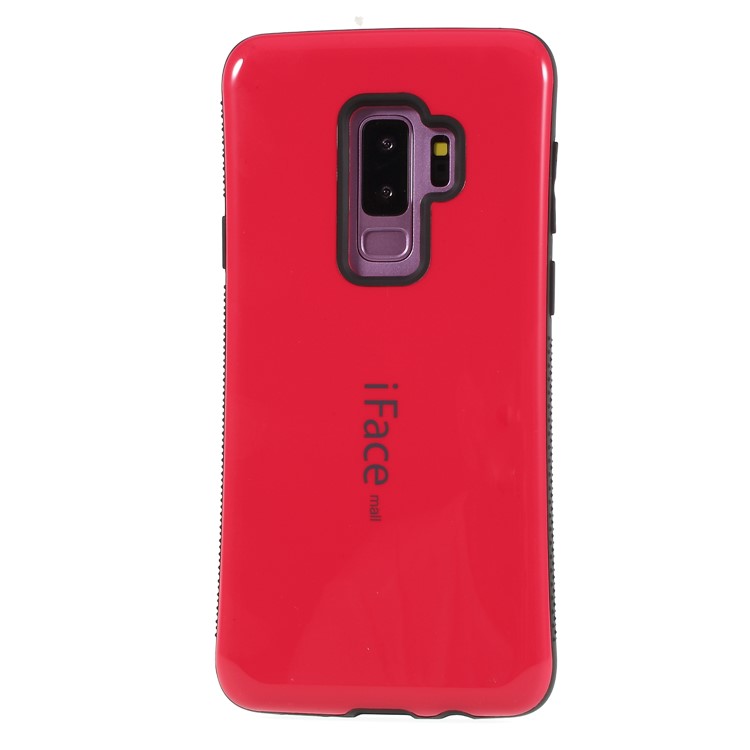 IFACE MALL Hybrid PC + TPU Phone Shell for Samsung Galaxy S9+ G965 - Red-2