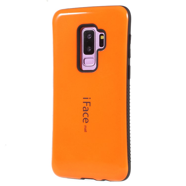 IFACE MALL Hybrid PC + TPU Mobile Case for Samsung Galaxy S9+ G965 - Orange-1