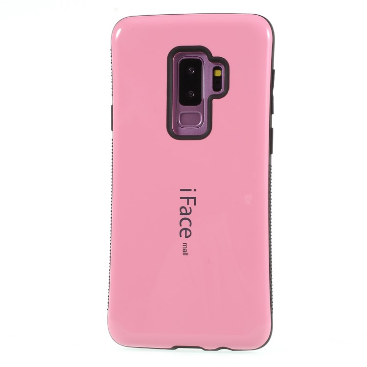 IFACE MALL Hybrid PC + TPU Mobile Shell for Samsung Galaxy S9+ G965 - Pink-2