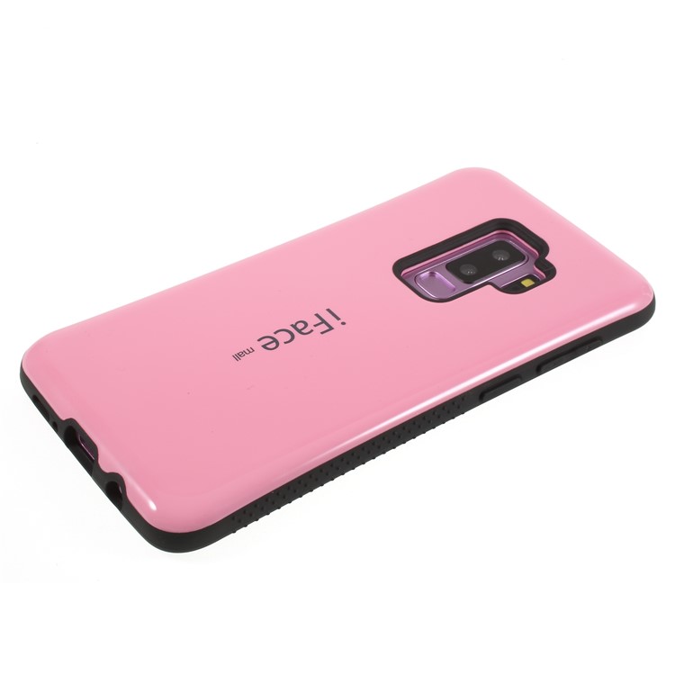 IFACE MALL Hybrid PC + TPU Mobile Shell for Samsung Galaxy S9+ G965 - Pink-3