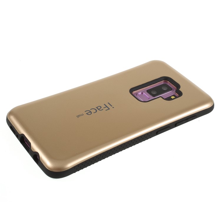 IFACE MALL PC + TPU Combo Cellphone Case for Samsung Galaxy S9+ G965 - Gold-3