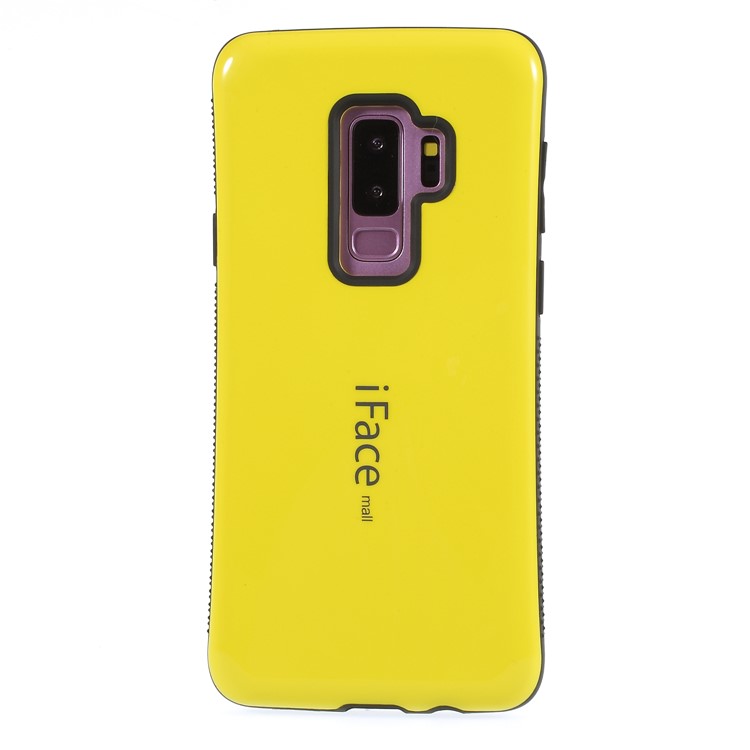 IFACE MALL Hybrid PC + TPU Case Zubehör Für Samsung Galaxy S9 + G965 - Gelb-2