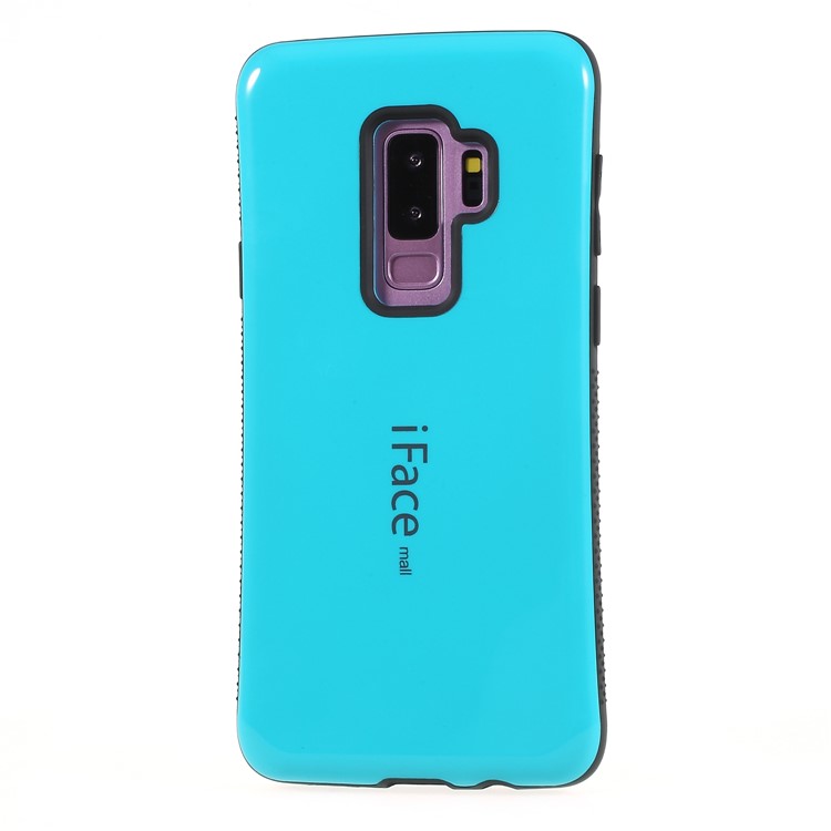 IFACE MALL Hybrid PC + TPU Protector Cover for Samsung Galaxy S9+ G965 - Baby Blue-2