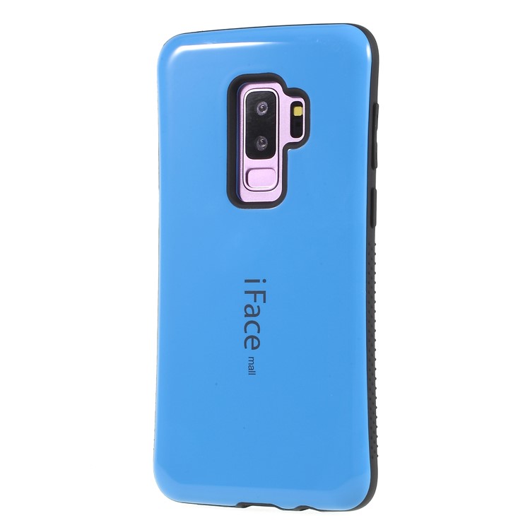 IFACE MALL Hybrid PC + TPU Back Cover Case for Samsung Galaxy S9+ G965 - Dark Blue-1