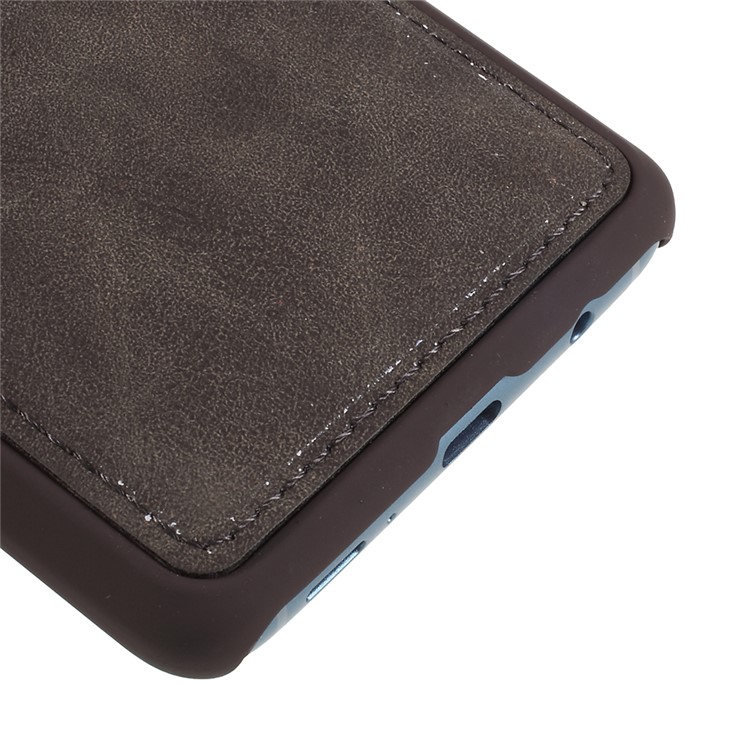 Detachable 2-in-1 Vintage Style Split Leather Wallet Phone Case for Samsung Galaxy S9 Plus SM-G965 - Grey-10