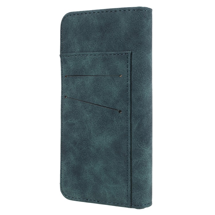 Detachable 2-in-1 Vintage Style Split Leather Wallet Phone Case Cover for Samsung Galaxy S9 Plus SM-G965 - Blue-3