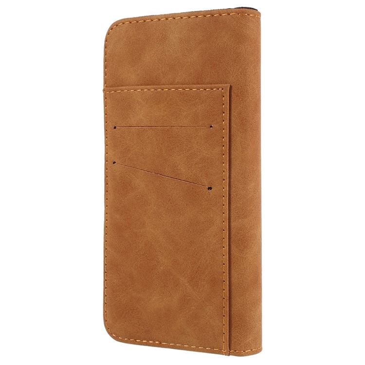 Detachable 2-in-1 Vintage Style Split Leather Wallet Phone Casing Cover for Samsung Galaxy S9 Plus SM-G965 - Brown-3