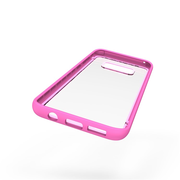 Two-tone Clear PC TPU Hybrid Drop-proof Phone Casing for Samsung Galaxy S8+ SM-G955 - Rose-4