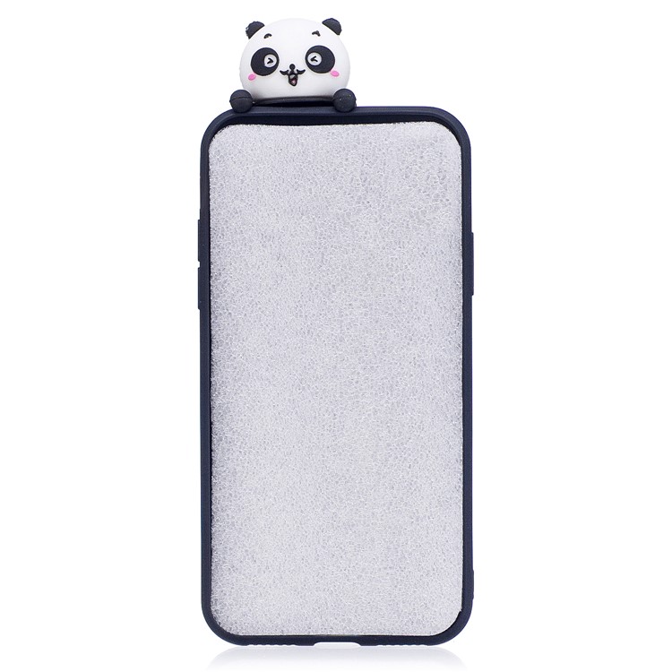 3D Pattern Soft TPU Back Cover for Samsung Galaxy Note 8 N950 - Black Background Panda-5