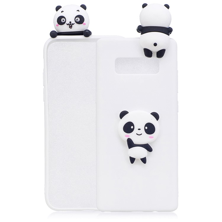

3D Pattern Soft TPU Back Shell for Samsung Galaxy Note 8 N950 - White Background Panda