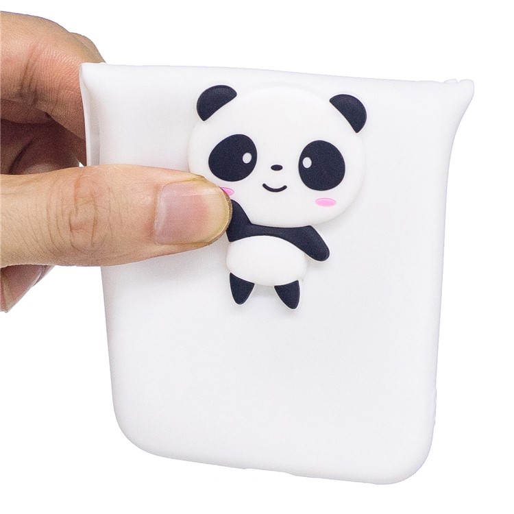 3D Pattern Soft TPU Back Shell for Samsung Galaxy Note 8 N950 - White Background Panda-7