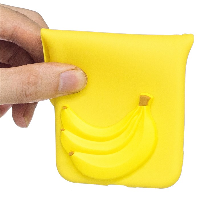 3D Pattern Soft TPU Phone Cover for Samsung Galaxy Note 8 N950 - Banana-4