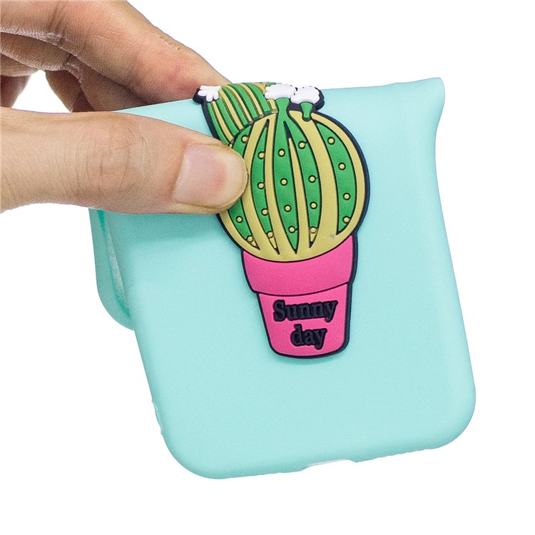 3D Pattern Soft TPU Mobile Cover for Samsung Galaxy Note 8 N950 - Cactus-7