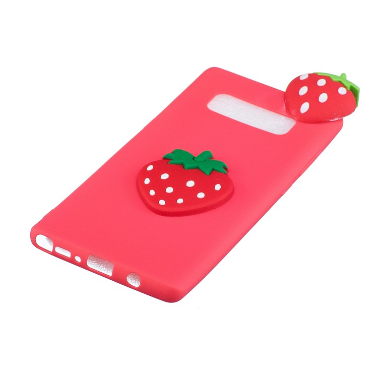 3D Pattern Soft TPU Mobile Shell for Samsung Galaxy Note 8 N950 - Strawberry-3