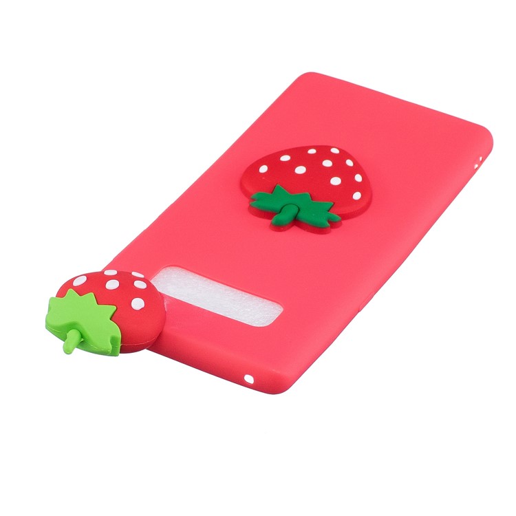 3D Pattern Soft TPU Mobile Shell for Samsung Galaxy Note 8 N950 - Strawberry-5
