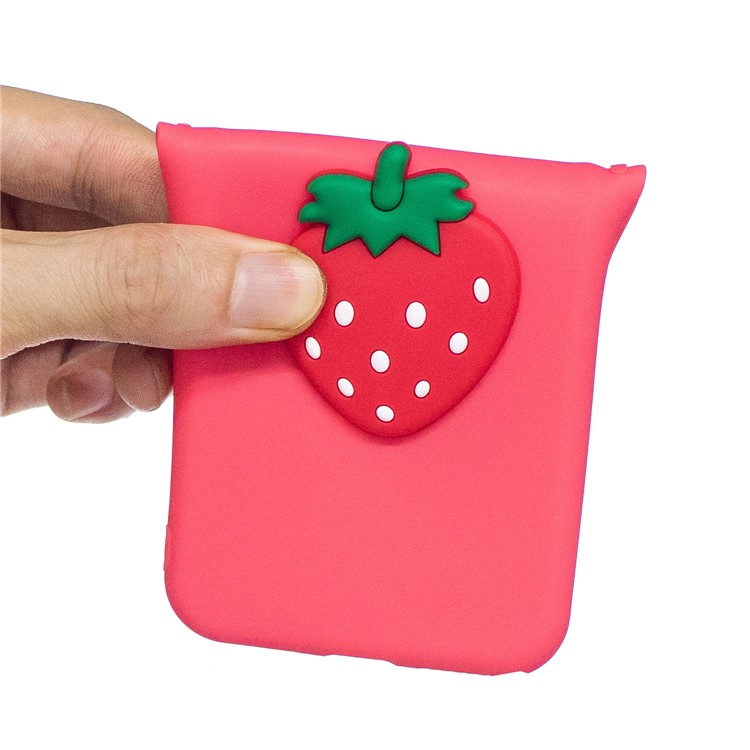 3D Pattern Soft TPU Mobile Shell for Samsung Galaxy Note 8 N950 - Strawberry-7