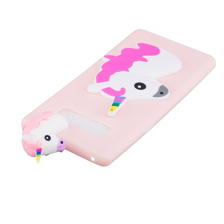 3D Pattern Soft TPU Protector Case for Samsung Galaxy Note 8 N950 - Unicorn-3