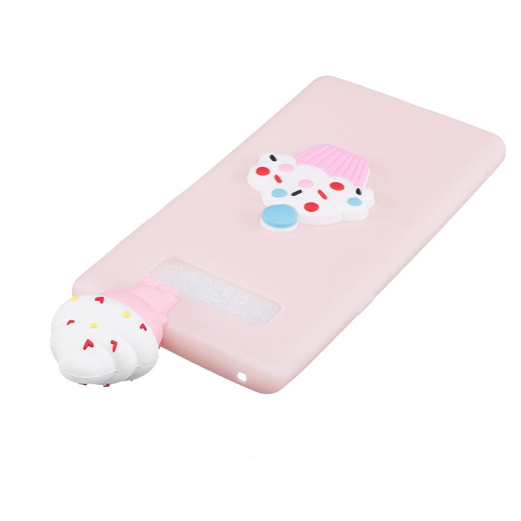 3D Pattern Soft TPU Back Case Accessory for Samsung Galaxy Note 8 N950 - Cup Cake-3