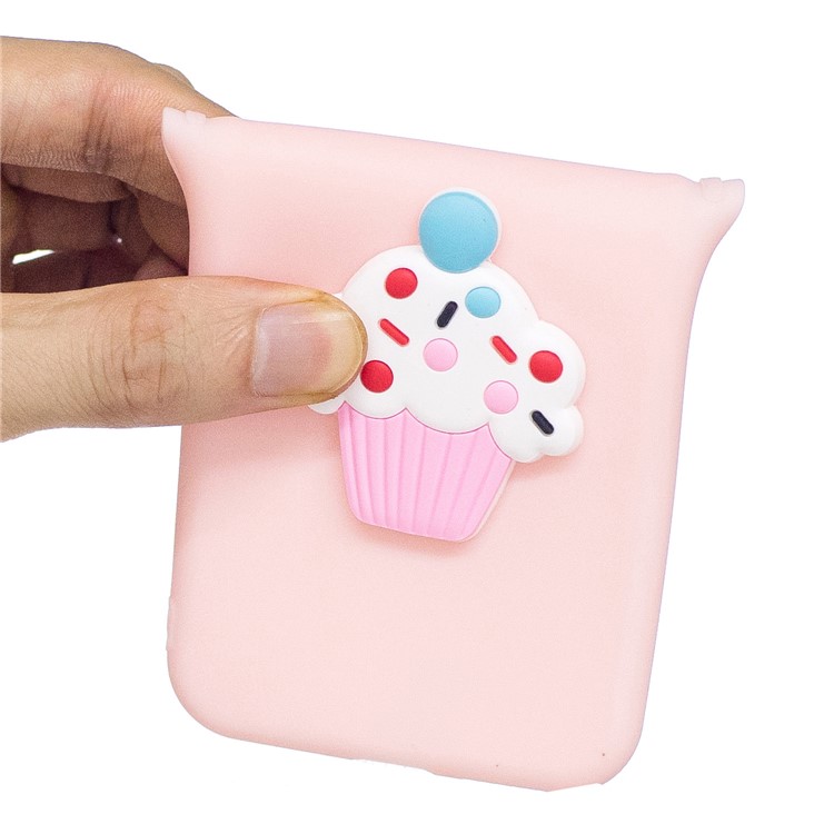 3D Pattern Soft TPU Back Case Accessory for Samsung Galaxy Note 8 N950 - Cup Cake-4