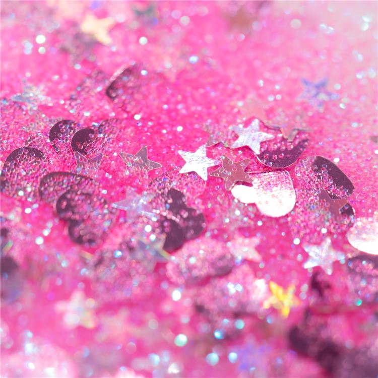 Dynamic Glitter Powder Sequins Shockproof TPU Mobile Cover for Samsung Galaxy A8 Plus (2018) - Rose-5