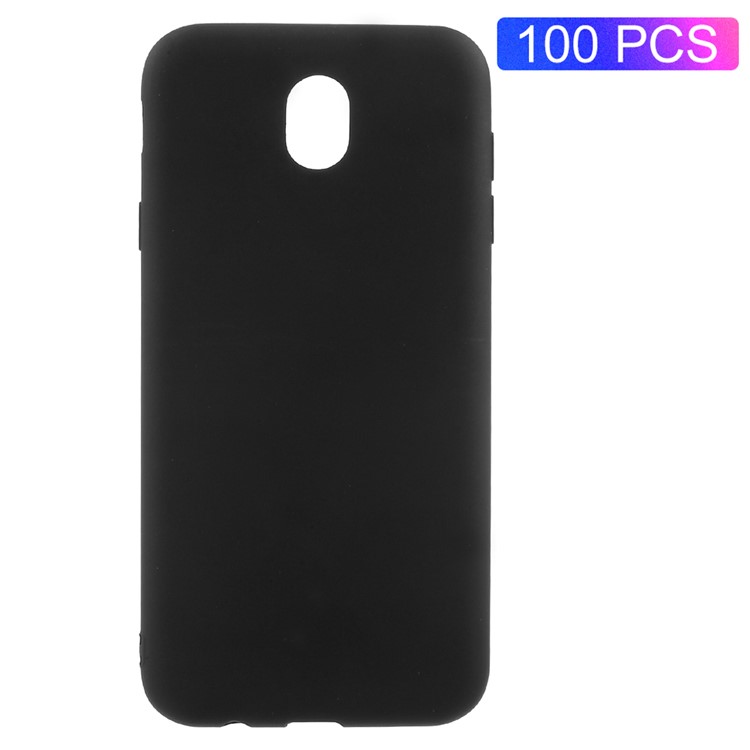 100Pcs/Set Matte TPU Phone Shell for Samsung Galaxy J5 Pro (2017) / J5 (2017) EU Version - Black-1