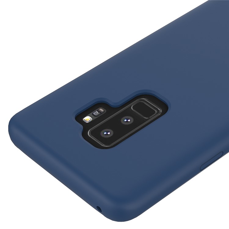 50Pcs/Set Liquid Silicone Phone Casing Cover for Samsung Galaxy S9 Plus SM-G965 - Dark Blue-3
