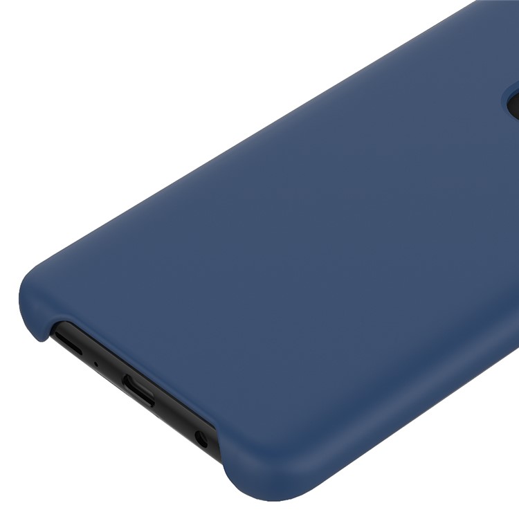 50Pcs/Set Liquid Silicone Phone Casing Cover for Samsung Galaxy S9 Plus SM-G965 - Dark Blue-4