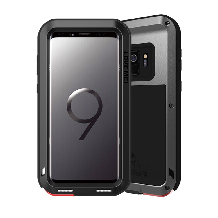 LOVE MEI Shockproof Dropproof Dustproof Case for Samsung Galaxy S9 SM-G960 - Black-2