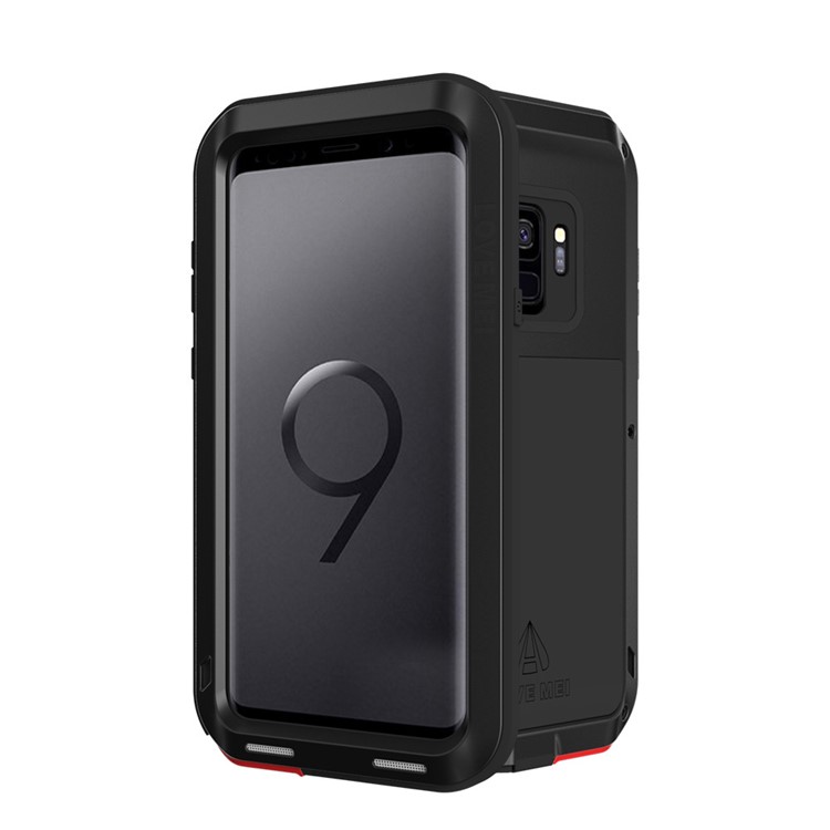 LOVE MEI Shockproof Dropproof Dustproof Case for Samsung Galaxy S9 SM-G960 - Black-3