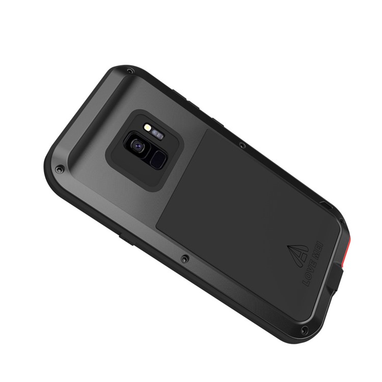 LOVE MEI Shockproof Dropproof Dustproof Case for Samsung Galaxy S9 SM-G960 - Black-5