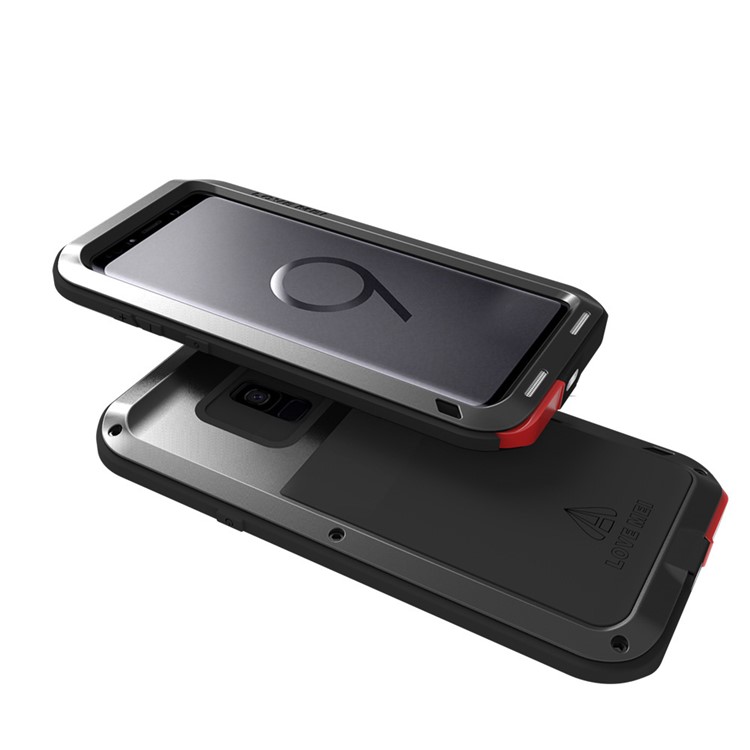LOVE MEI Shockproof Dropproof Dustproof Case for Samsung Galaxy S9 SM-G960 - Black-6