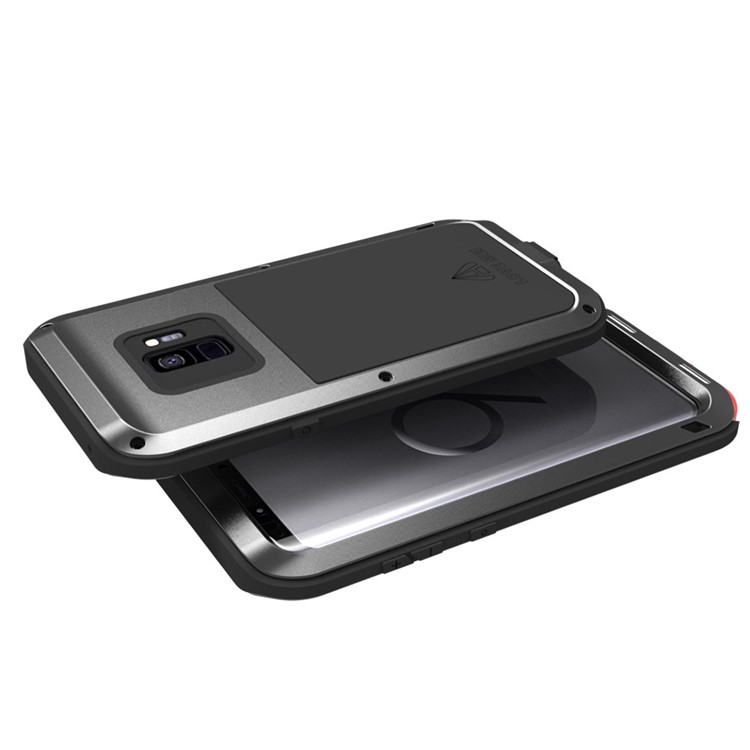 LOVE MEI Shockproof Dropproof Dustproof Case for Samsung Galaxy S9 SM-G960 - Black-7