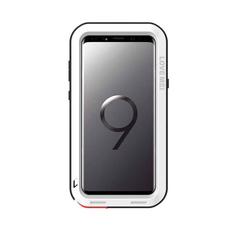 LOVE MEI Shockproof Dropproof Dustproof Shell Case for Samsung Galaxy S9 SM-G960 - White-2
