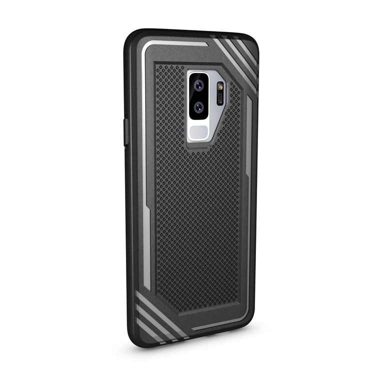 Anti-slip Armor TPU Mobile Phone Case for Samsung Galaxy S9+ G965 - Black-3