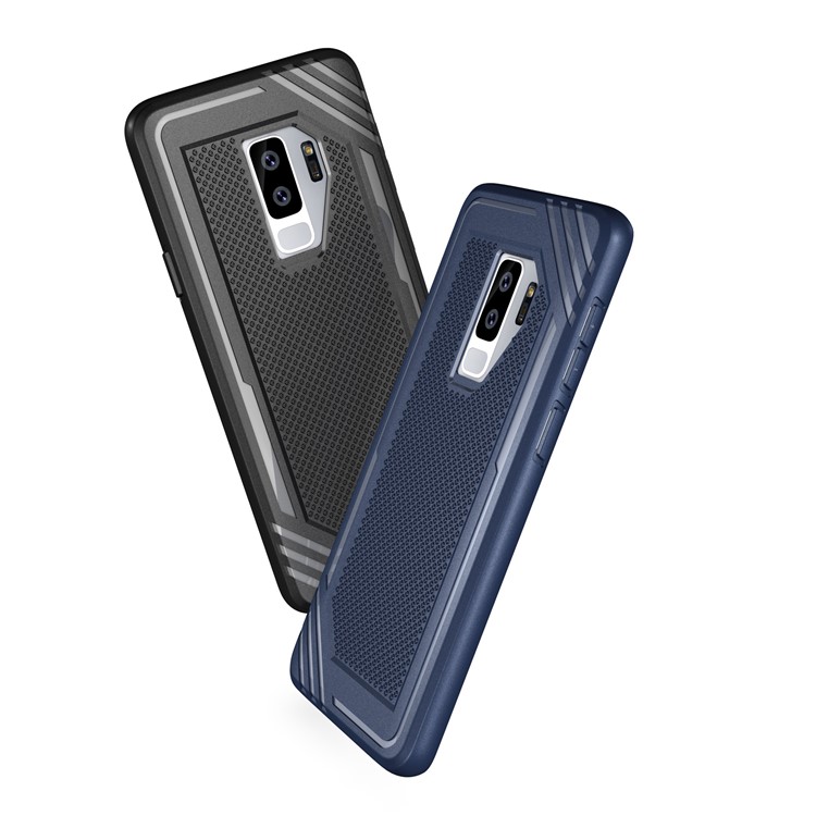 Anti-slip Armor TPU Mobile Phone Case for Samsung Galaxy S9+ G965 - Black-4