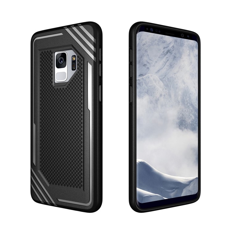 Anti-slip Armor TPU Cell Phone Case for Samsung Galaxy S9 SM-G960 - Black-12
