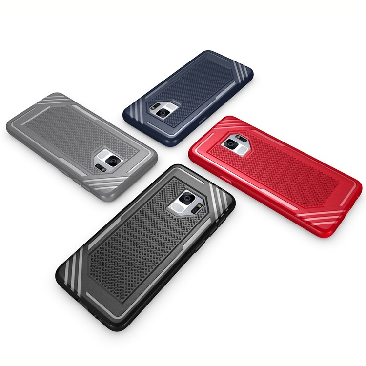 Anti-slip Armor TPU Cell Phone Case for Samsung Galaxy S9 SM-G960 - Black-13