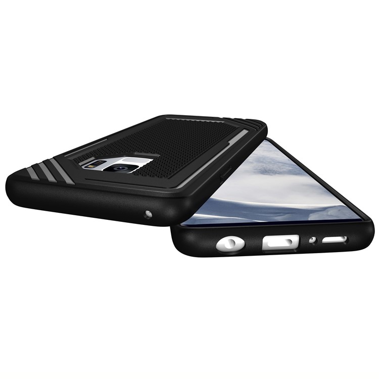Anti-slip Armor TPU Cell Phone Case for Samsung Galaxy S9 SM-G960 - Black-9