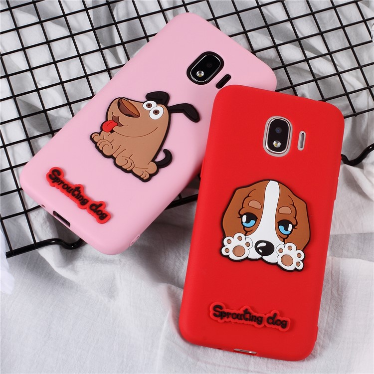 3D Cartoon Pattern Soft TPU Phone Case for Samsung Galaxy J2 Pro 2018 - Eyes and Foods-6