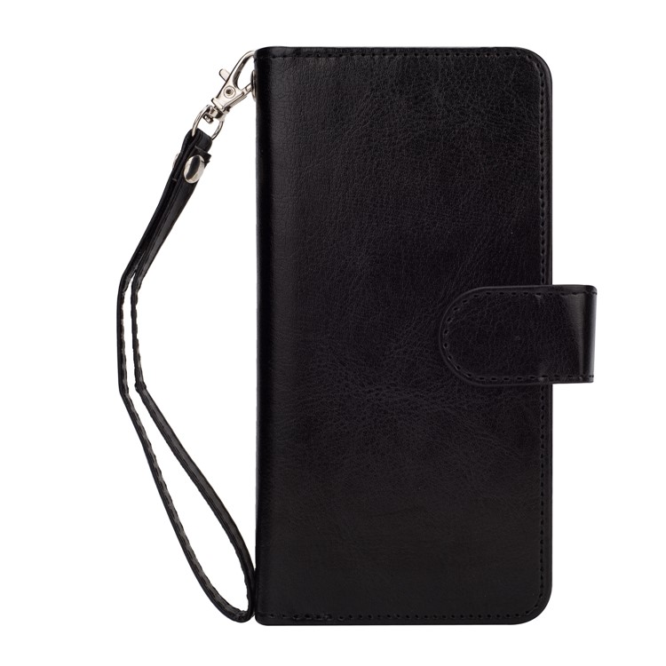 Detachable 9 Card Slots Leather Wallet Case for Samsung Galaxy S9 SM-G960 - Black-2