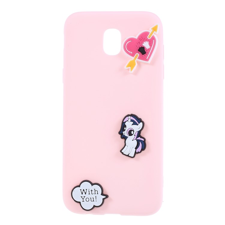 

3D Cartoon Pattern Soft TPU Mobile Case Cover for Samsung Galaxy J5 Pro (2017) / J5 (2017) EU Version - With You, Galaxy J5 (2017)
