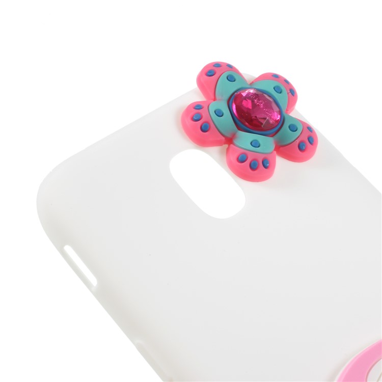 3D Cartoon Pattern Soft TPU Mobile Casing for Samsung Galaxy J7 Pro (2017) / J7 (2017) EU Version - Fashion Girl-4