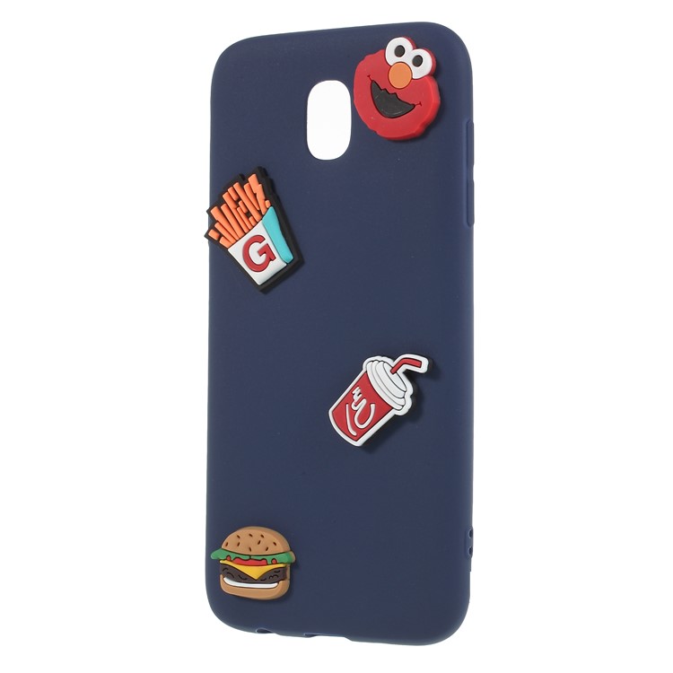 3D Cartoon Pattern Soft TPU Phone Protection Casing for Samsung Galaxy J7 Pro (2017) / J7 (2017) EU Version - Fast Food-2